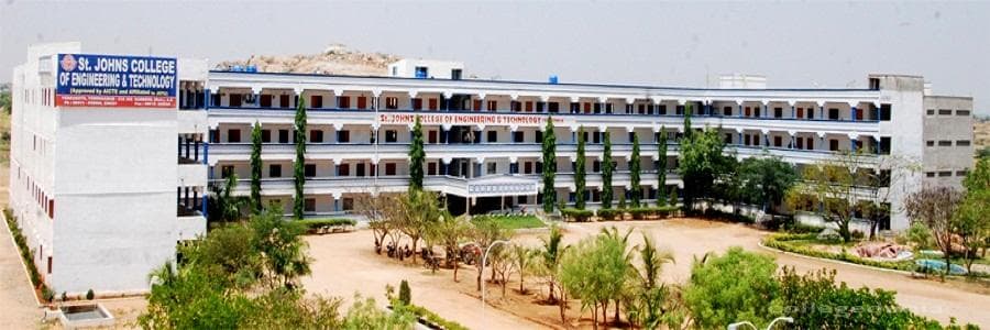 St. Johns College of Engineering and Technology Yemmiganur - [SJCET ]