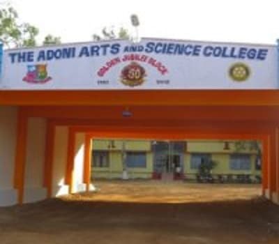 Adoni Arts and Science College Cover