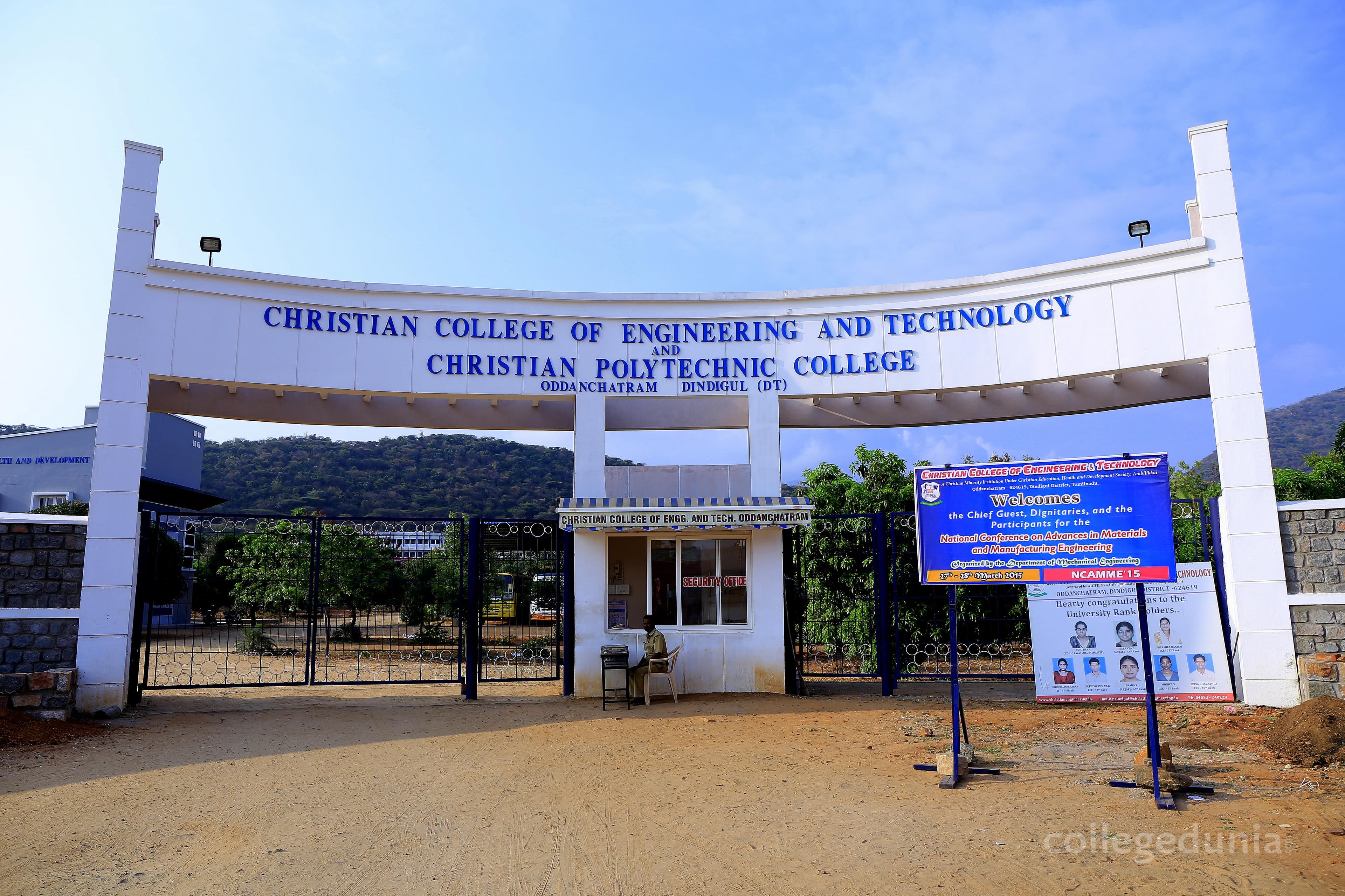 Christian College of Engineering and Technology - [CCET] Cover