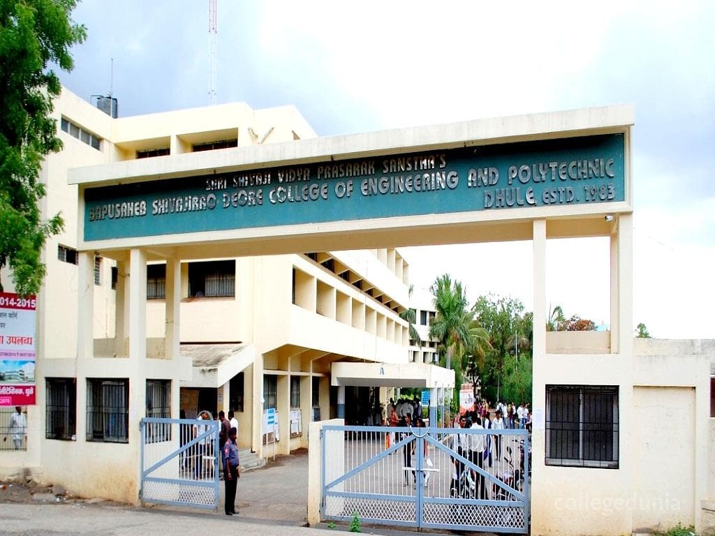 SSVPS's Bapusaheb Shivajirao Deore College of Engineering Cover