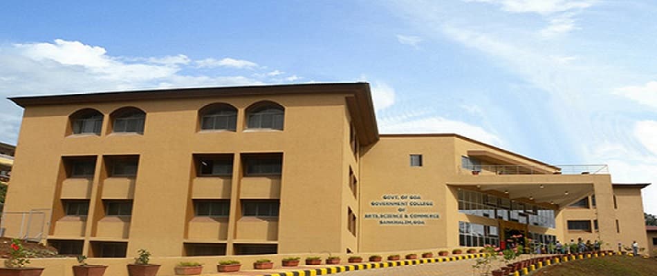 Government College of Arts Science and Commerce Sanquelim Cover