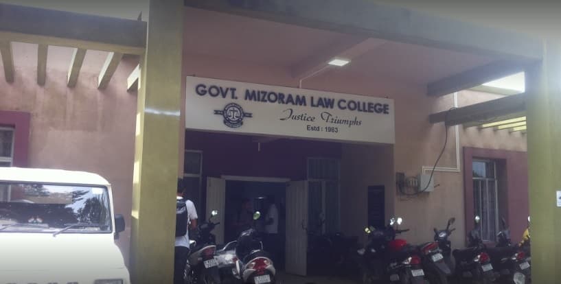 Government Mizoram Law college Cover