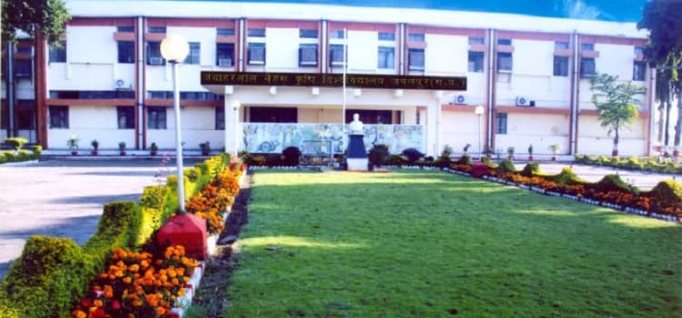 Jawaharlal Nehru Krishi Vishwa Vidyalaya - [JNKVV] Cover