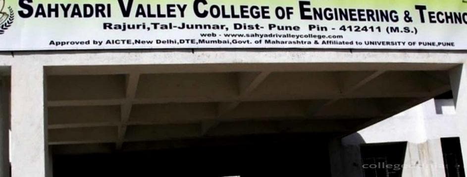 Sahyadri Valley College of Engineering and Technology - [SVCET] Cover