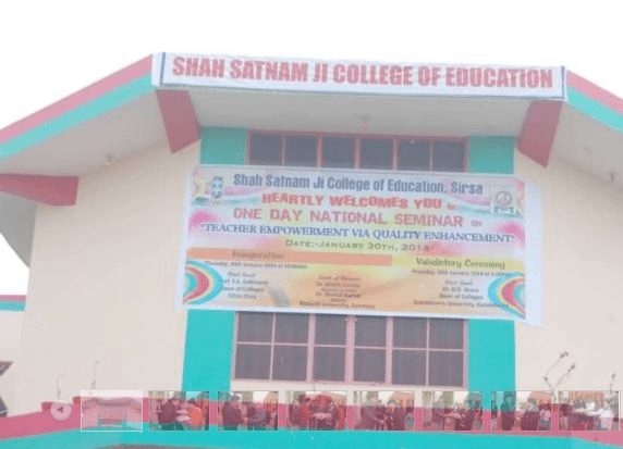 Shah Satnam ji College of Education Cover