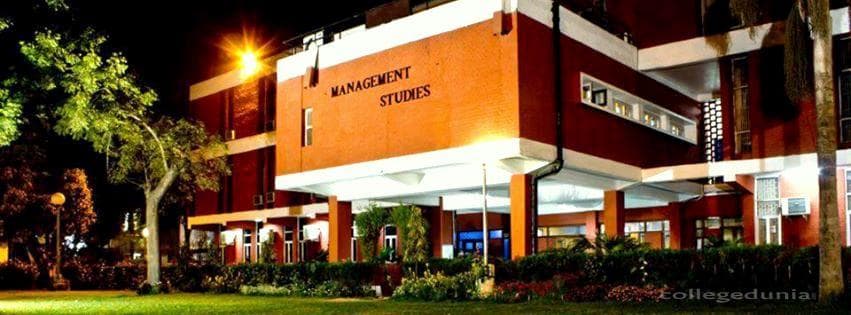 FMS Delhi Faculty of Management Studies Cover