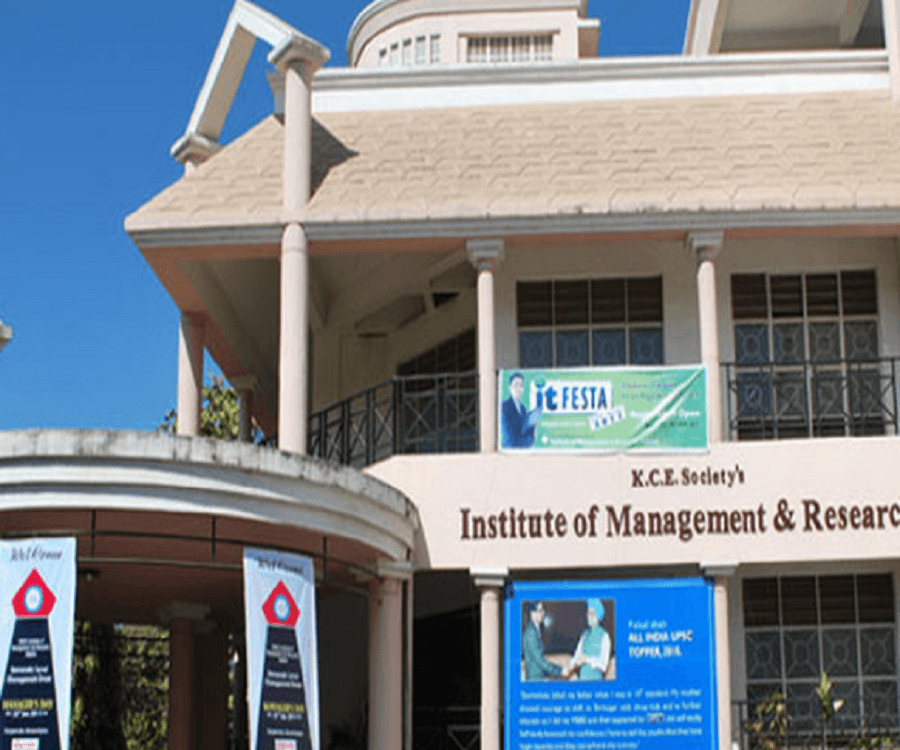 KCE Societys Institute of Management and Research Cover