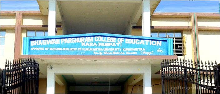 Bhagwan Parshuram College of Education Cover