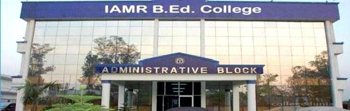 IAMR BEd College Cover