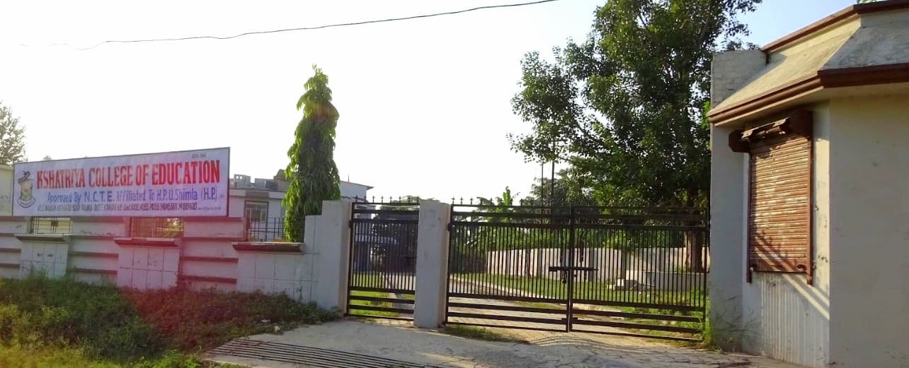 Kshatriya College of Education Cover