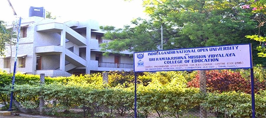 Sri Ramakrishna Mission Vidyalaya College of Education - [SRKVCOE] Cover