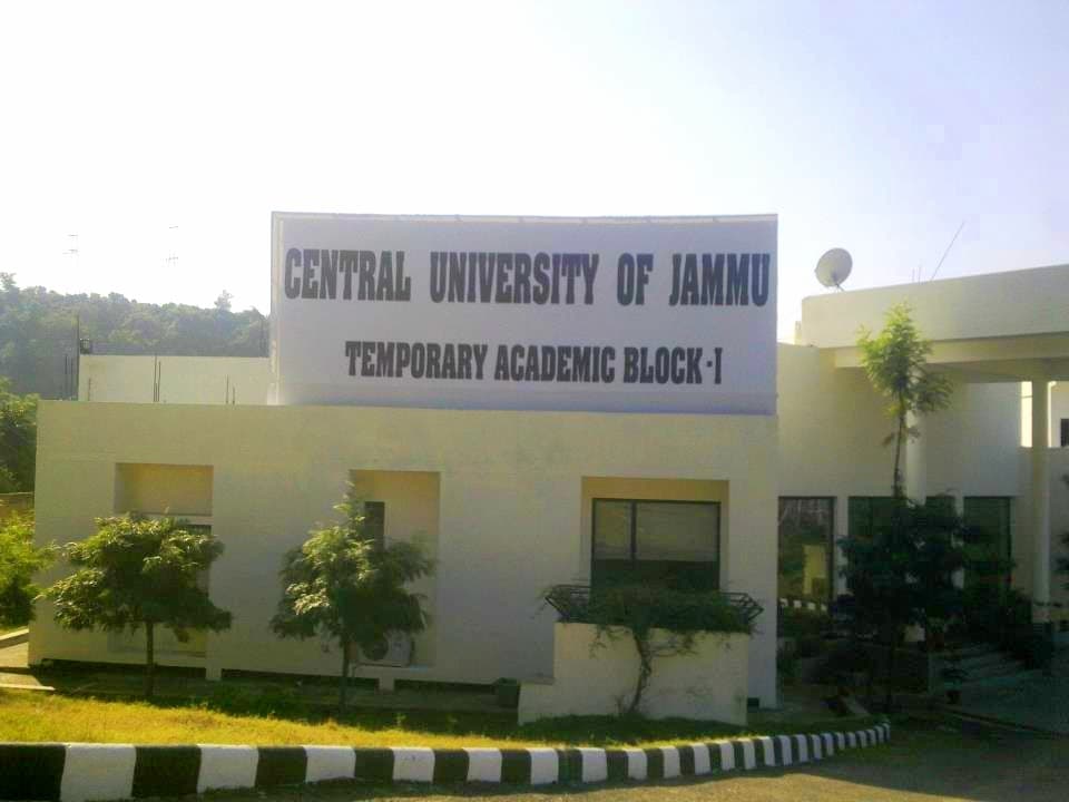 Central University Of Jammu Cover