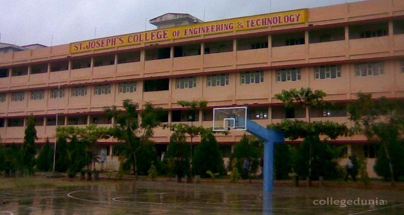 St Joseph's College of Engineering and Technology Cover