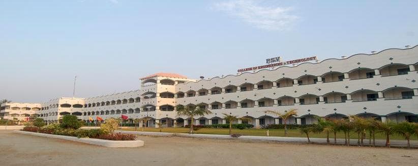 PSV College of Engineering and Technology - [PVSCET] Cover