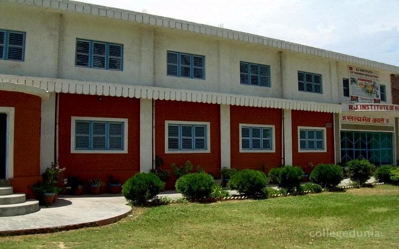 RJ Institute of Higher Education Cover