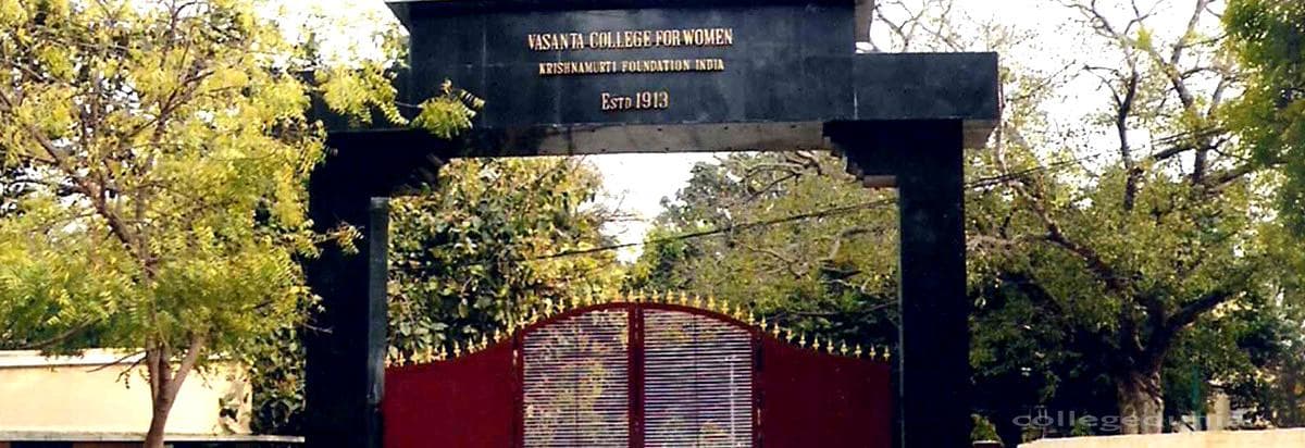 Vasanta College For Women Cover