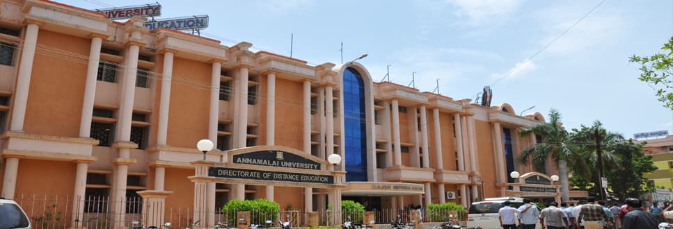 Annamalai University, Directorate of Distance Education Cover