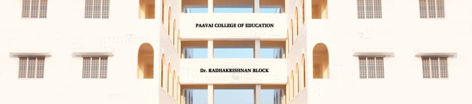 Paavai College of Education Cover