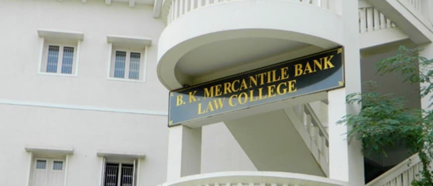 B.K. Mercantile Bank Law College Cover
