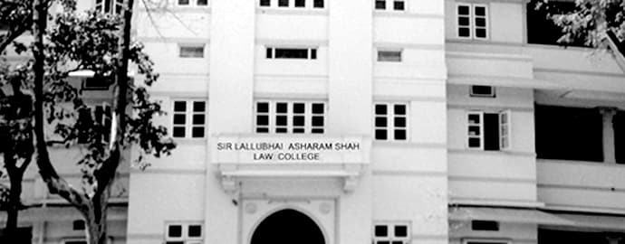 Sir L A Shah Law College Cover