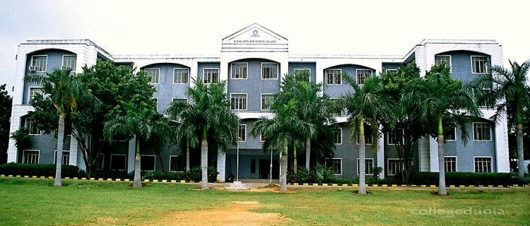 Alpha Arts and Science College Cover