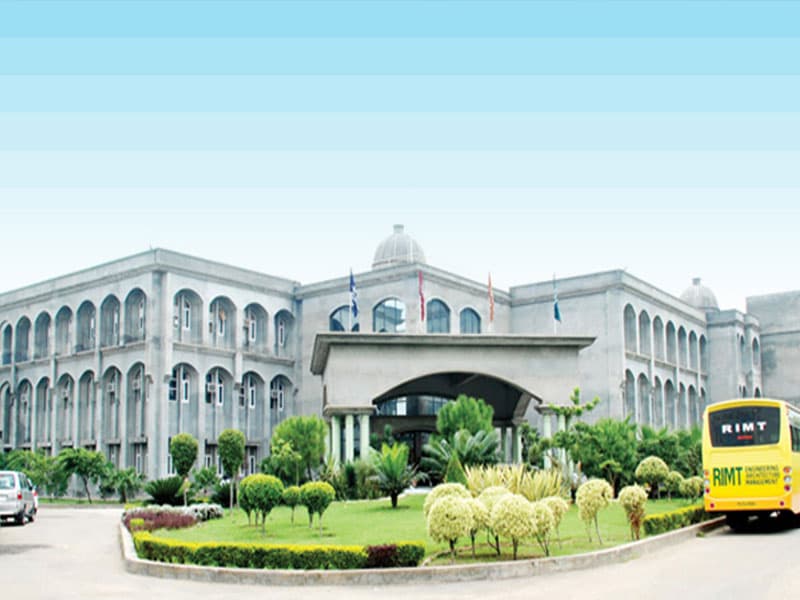 RIMT University, School of Hotel Management and Catering Technology - [SHMCT] Cover