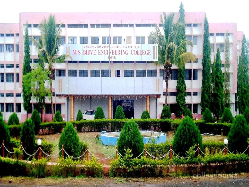 MS Bidve Engineering College Cover