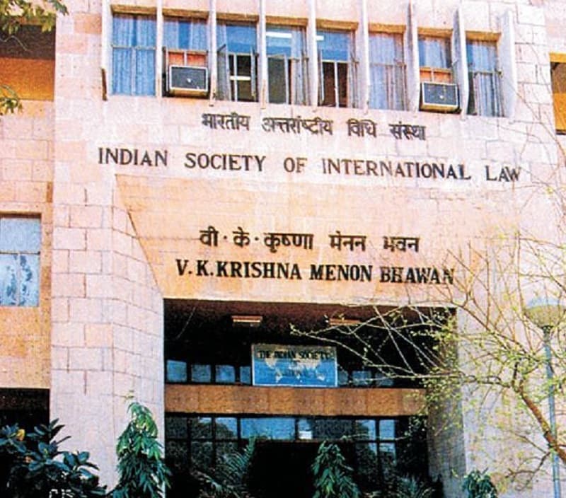 The Indian Society Of International Law - [ISIL] Cover