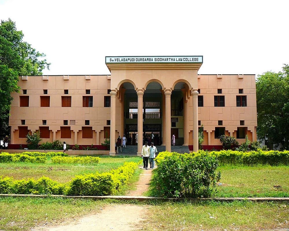 Smt Velagapudi Durgamba Siddhartha Law College Cover