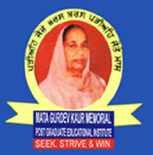 Mata Gurdev Kaur Memorial Educational Institute